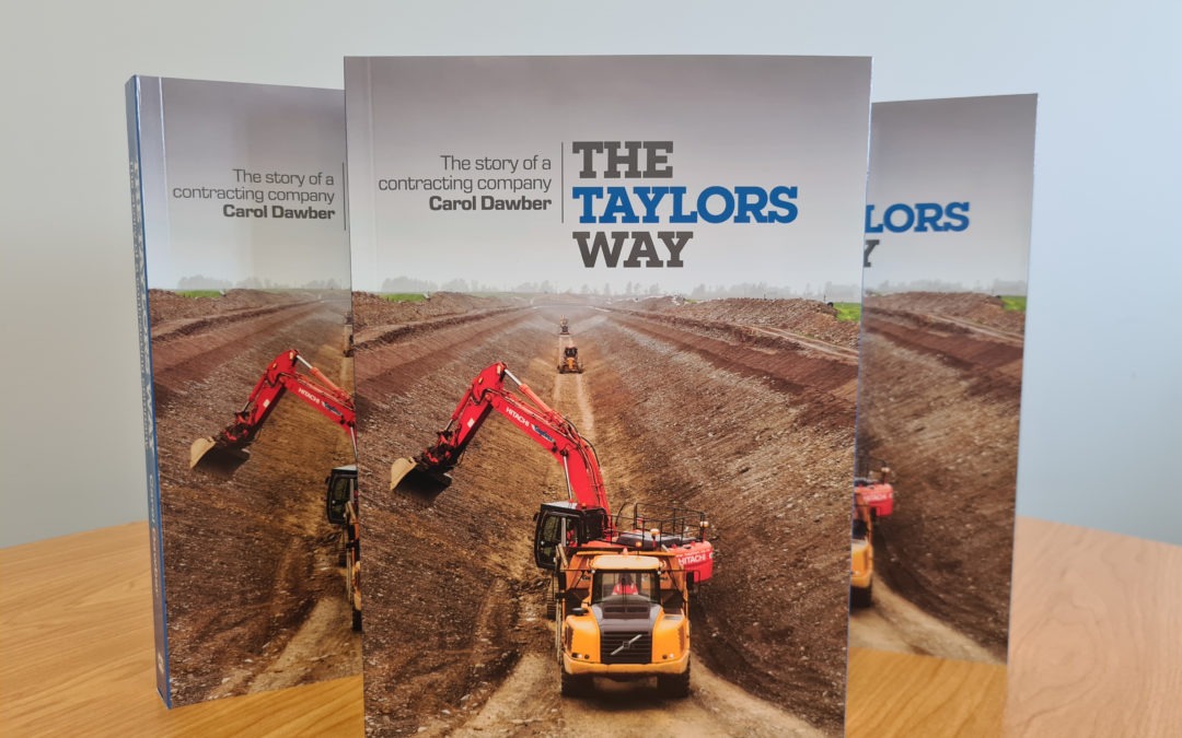 Taylors Contracting’s new book commemorating 50 years in business is now on sale